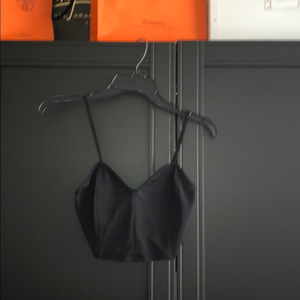 Sexy soft silky urban outfitters crop top